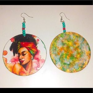 Hand Painted Earring’s 🎨